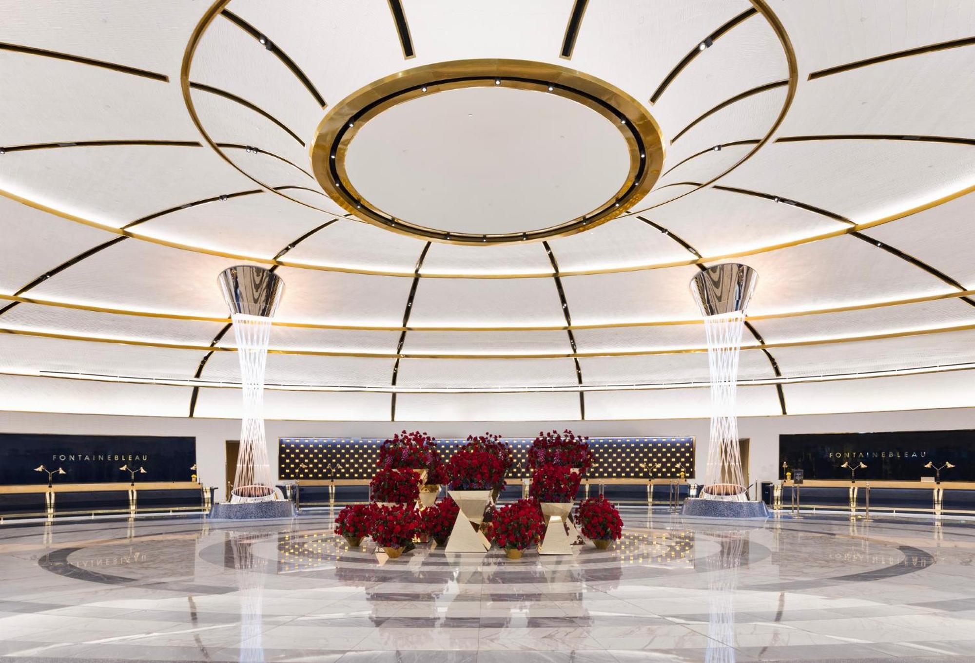 Fontainebleau Λας Βέγκας Εξωτερικό φωτογραφία The lobby of the hotel